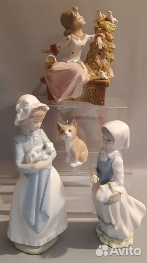 Фарфоровые фигурки lladro, tengra, NAO,nadal