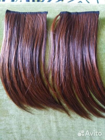 Волосы на заколках