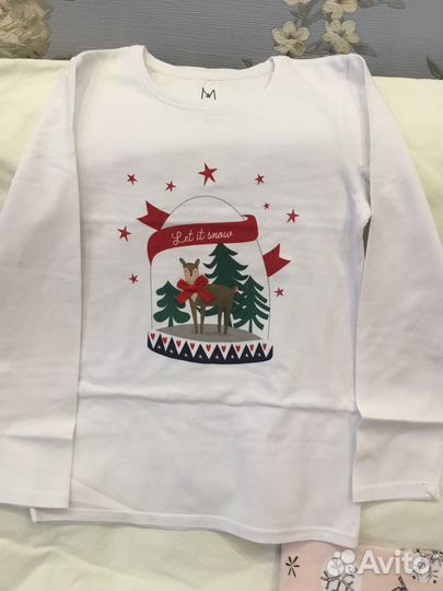 Лонгсливы и лосины 128 см бу