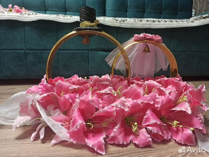 Свадебное украшение для автомобиля