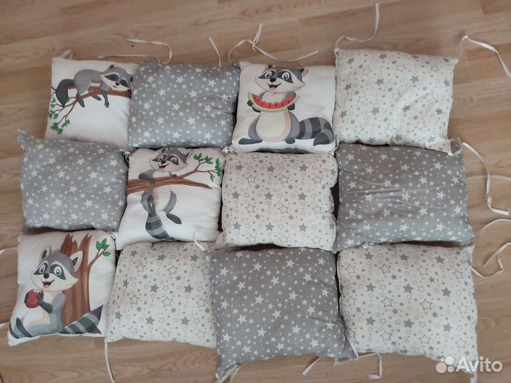 Бортики в детскую кроватку