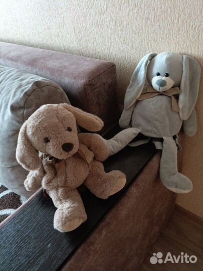 Мягкая кукла, кот, собака, заяц