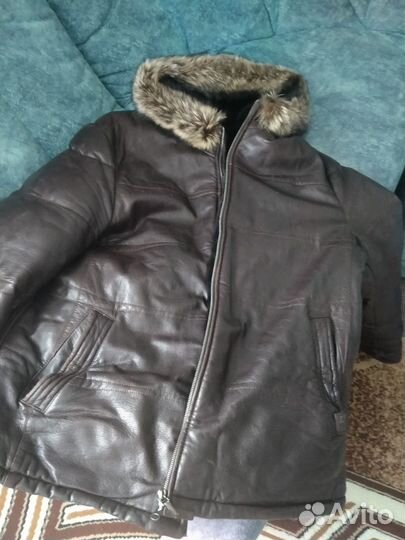 Кожаная куртка мужская