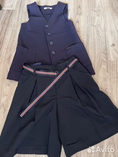 Школьная форма для девочки 134 синяя