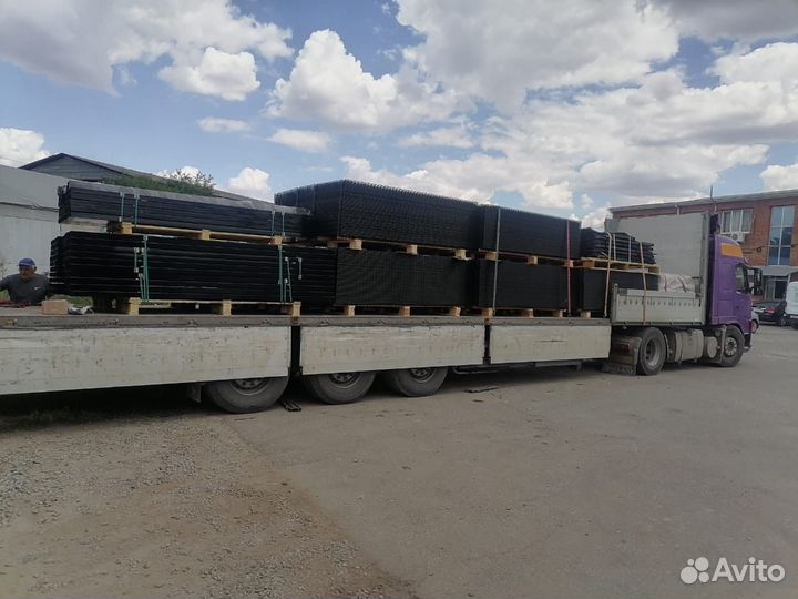 Установка заборов из 3Д сетки