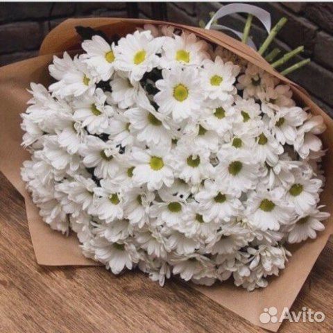 Букет из кустовой хризантемы