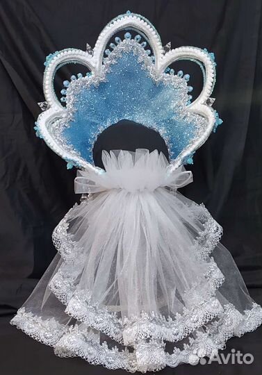 Кокошник для Снегурочки