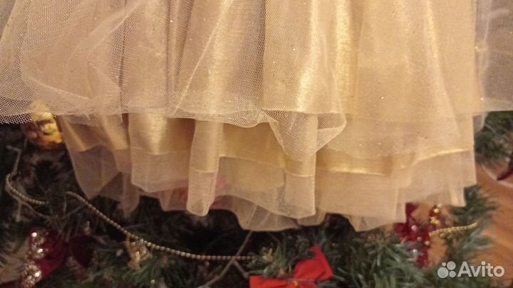 Нарядное платье для девочки 2 штуки Турция