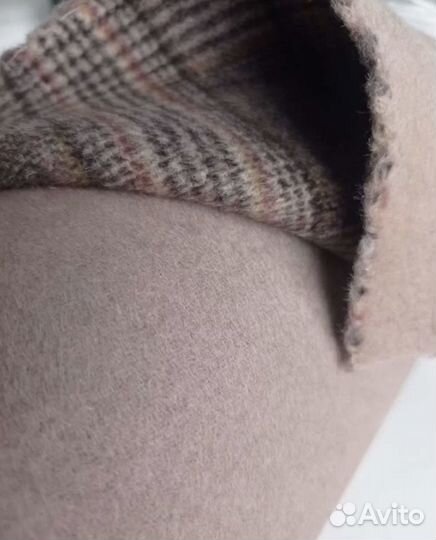 Пальтовая ткань даблфейс кашемир/шерсть 5м