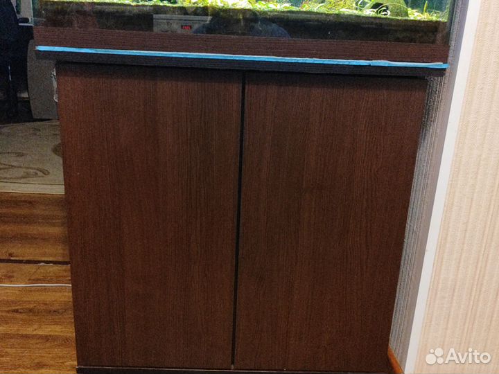 Аквариум с тумбой 100 литров б/у