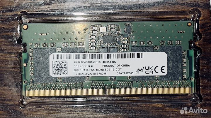 Память micron ddr5 8gb 4800