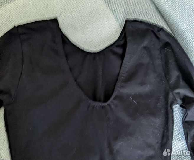 Купальники гимнастические детские черные 32, 34р