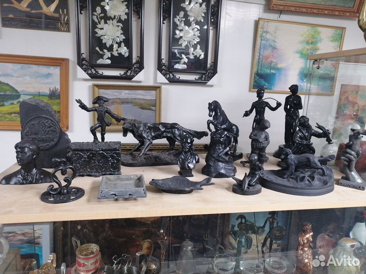 Статуэтки Каслинского литья