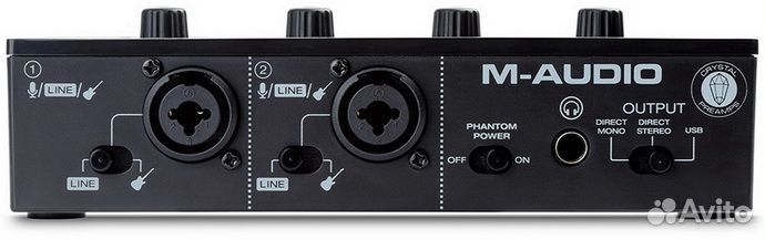 USB аудиоинтерфейс M-Audio M-Track Duo