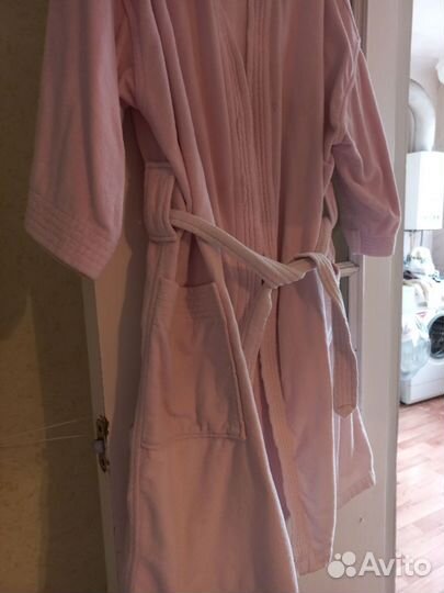 Халат женский велюровый х/б