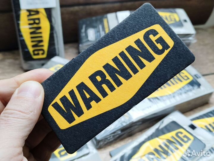 Ароматизатор warning картон