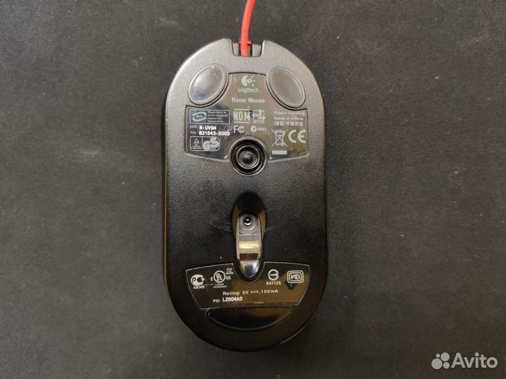 Мышь проводная Logitech Racer