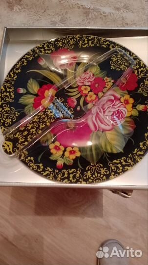 Блюдо для торта, новое,в подарочной упаковке