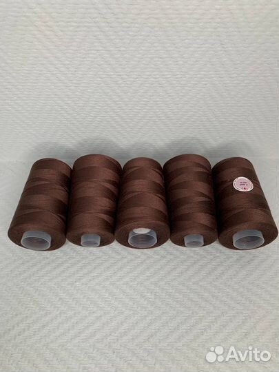 Швейные нитки 70лл-2500м № 202 (Коричневый шоколад