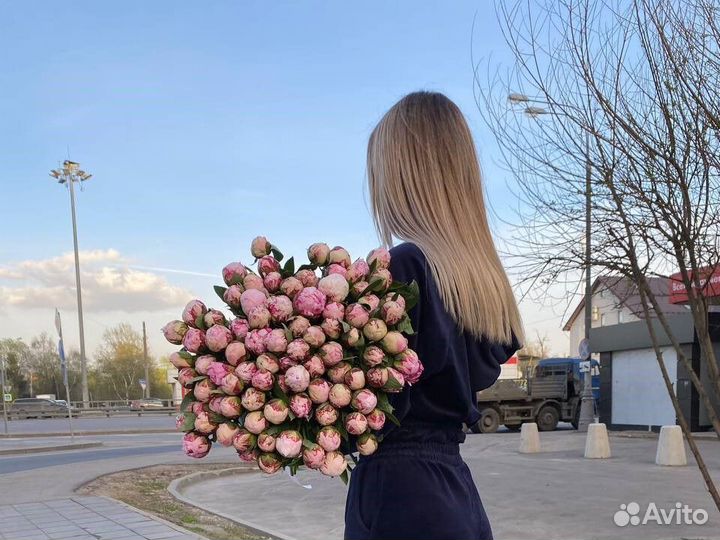 Пионы Доставка цветов букеты
