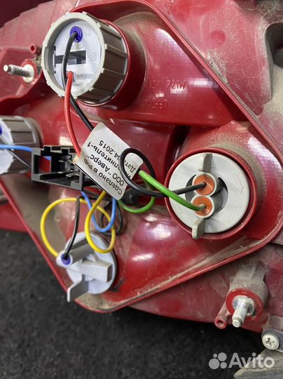 Задние фонари granta liftback