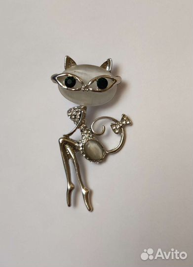 Брошь Кокетливая Кошечка