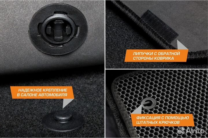 Коврики салона авто AutoFlex EVA LADA 2110/Priora