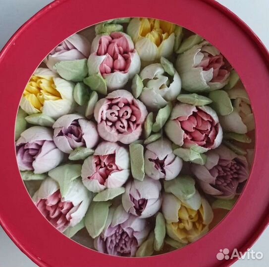 Тюльпаны из зефира