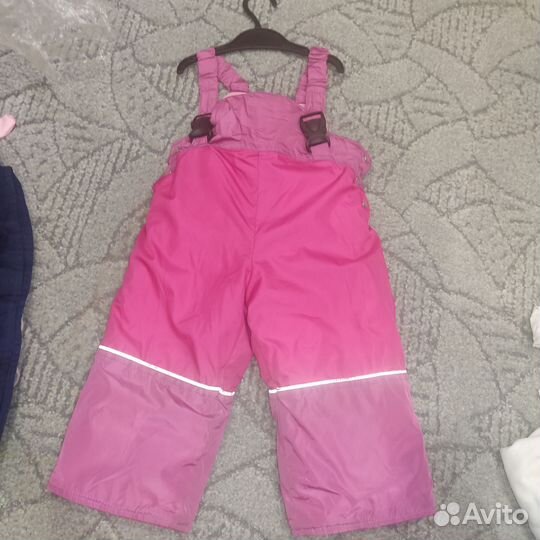 Зимний костюм для девочки 74 80