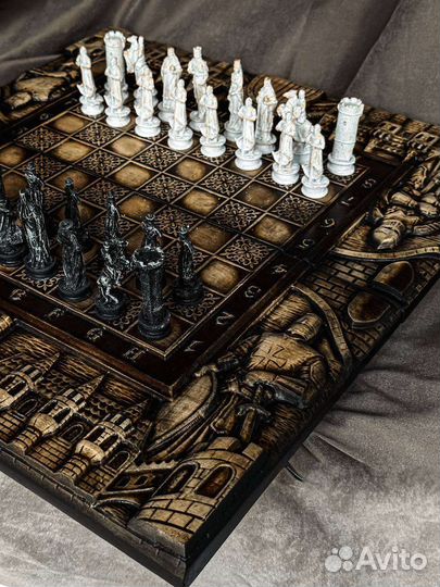 Шахматы, шахматы в подарок, ручной работы