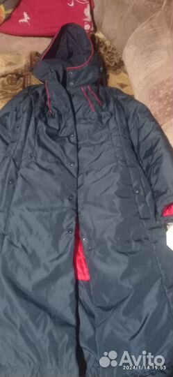 Зимний форменный плащ ржд