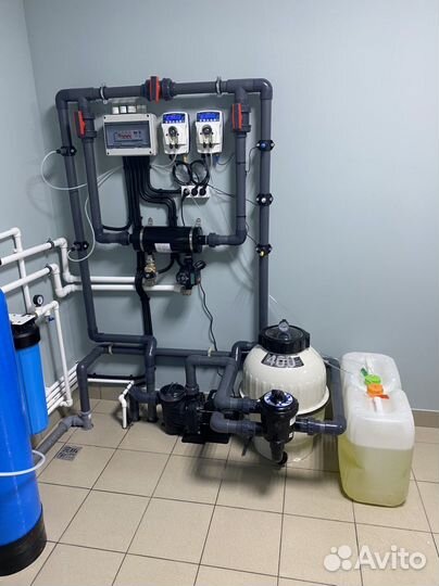 Монтаж оборудования для бассейнов