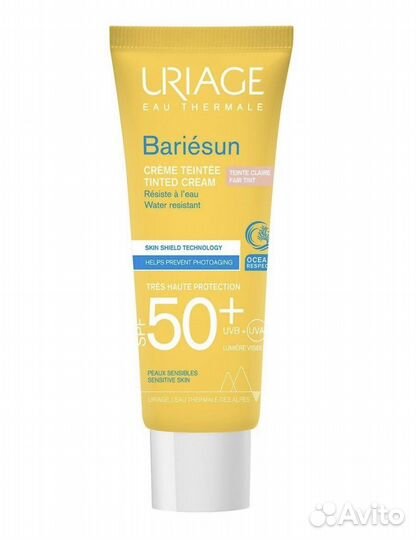 Uriage крем солнцезащитный 50+