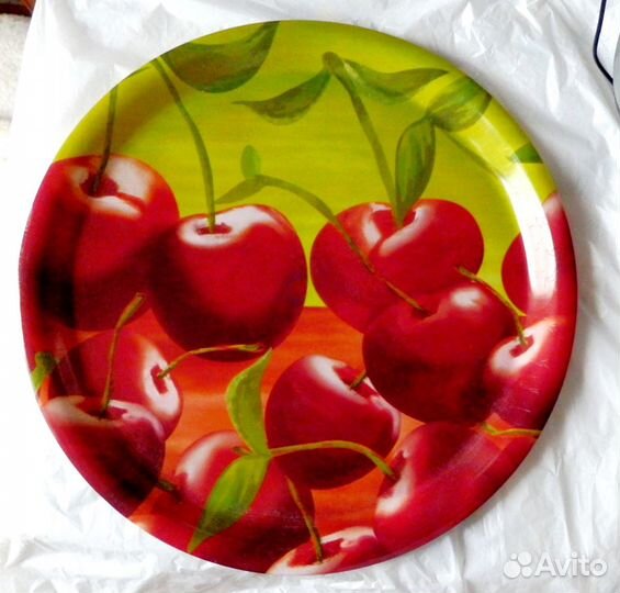 Подносы круглые для кухни и дизайна