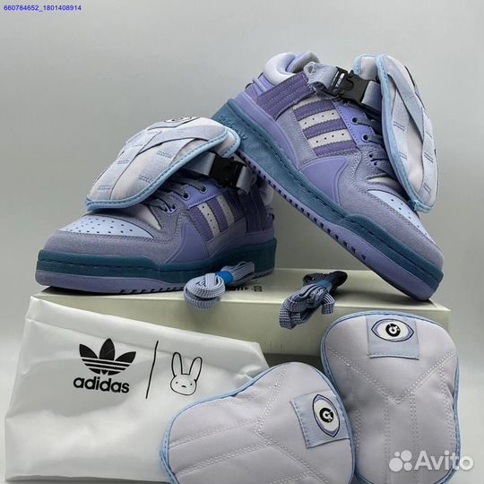 Кроссовки Adidas Bad Bunny Forum Low (Арт.40337)