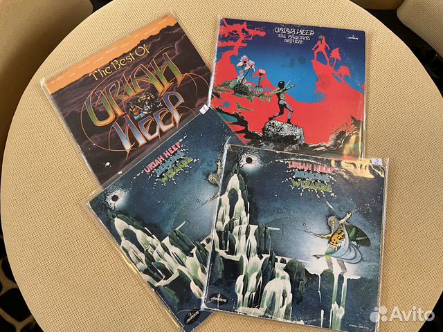 Виниловые пластинки Urian Heep 1972-76 гг