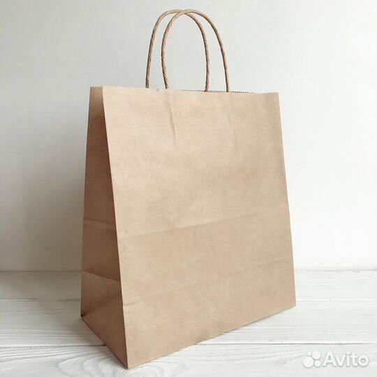 Крафт пакеты с ручками