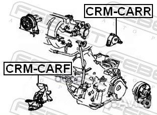 Подушка двигателя передняя CRM-carf Febest