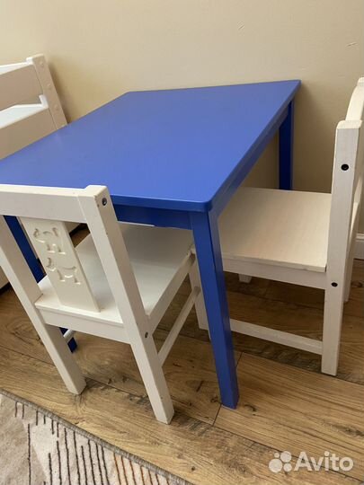 Детский стол со стульями IKEA бронь