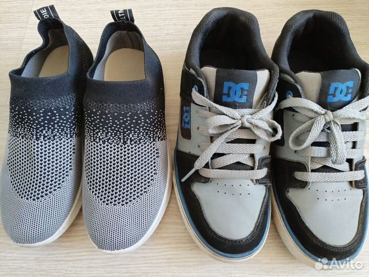 Кроссовки DC Shoes 22,5см и слипоны Easy Step 22см