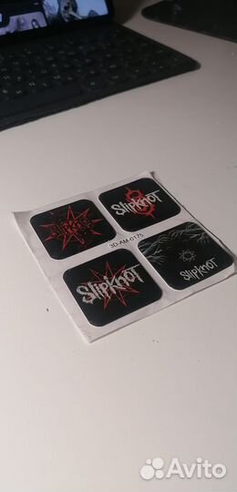 3d наклейки slipknot