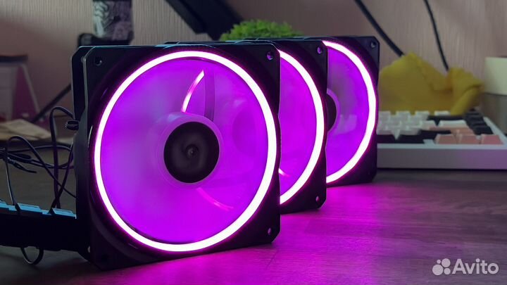 Кулер для корпуса пк rgb 120 мм