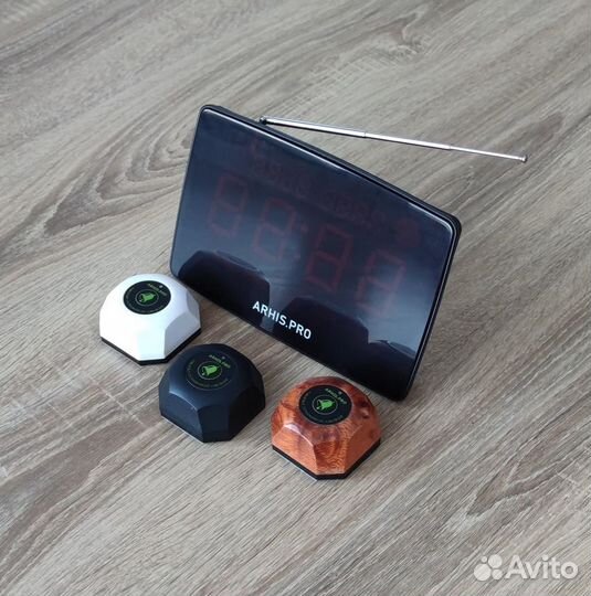 Кнопки вызова официанта модель Бургер и табло