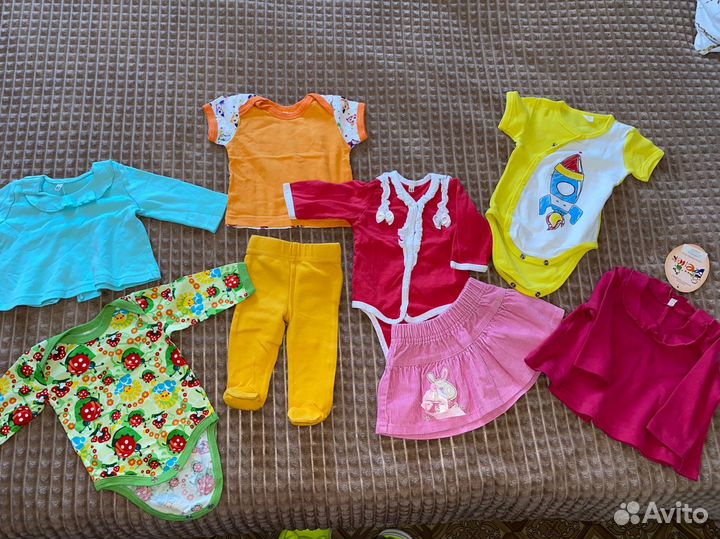 Новые фирменые вещи 56-62-68