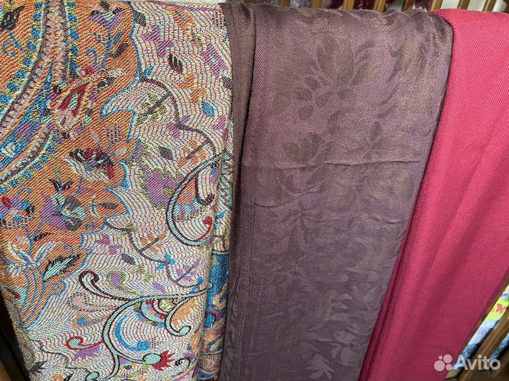 Шарф палантин шерсть и кашемир