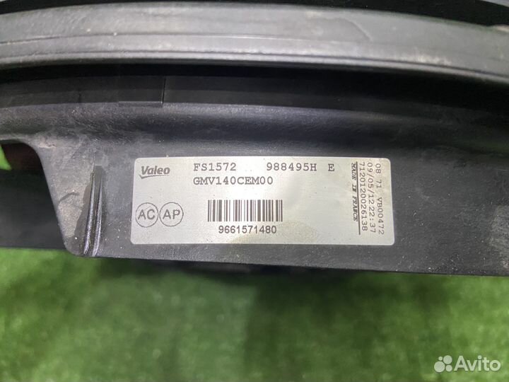 Вентилятор системы охлаждения Peugeot 308