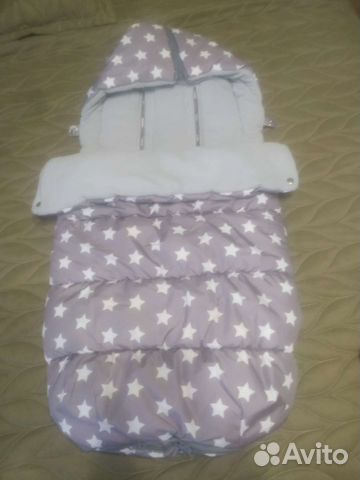 Зимний конверт в коляску