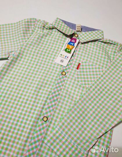 Рубашка для мальчика Новая размер 116