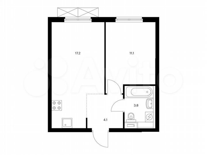 1-к. квартира, 36,2 м², 12/33 эт.