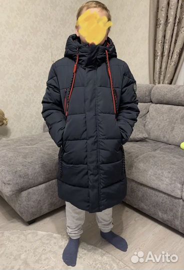 Пуховик зимний подростку